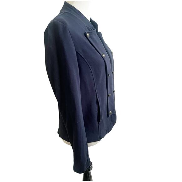 Tommy Hilfiger Military Style Women’s Soft Shell Jacket Gold Buttons Size Large - Picture 2 of 10